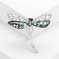 Dragonfly Alloy Rhinestone Brooch PA5769