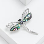 Dragonfly Alloy Rhinestone Brooch PA5769