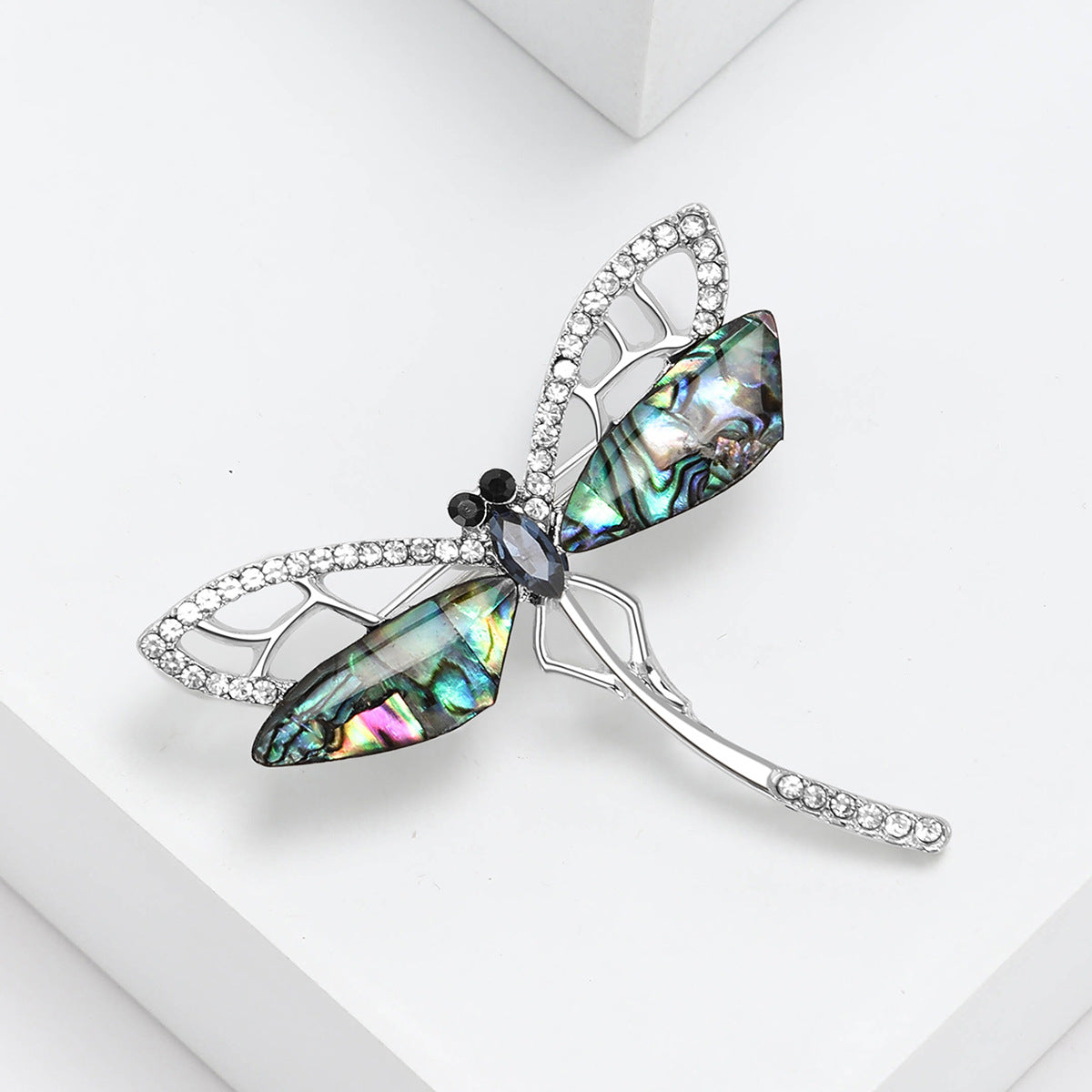 Dragonfly Alloy Rhinestone Brooch PA5769