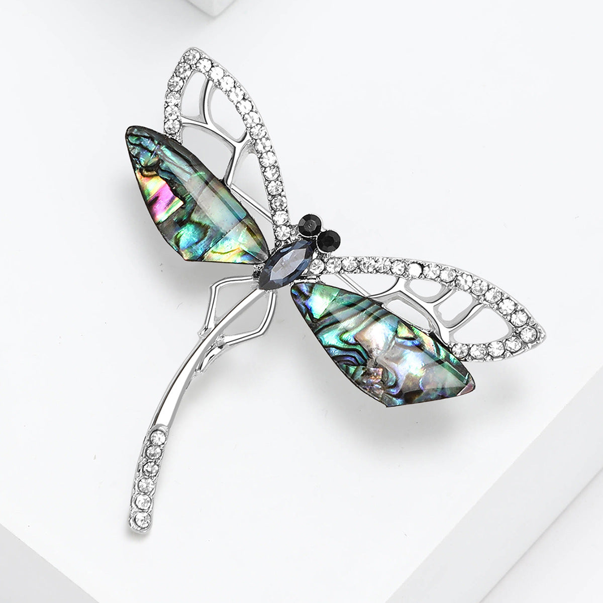 Dragonfly Alloy Rhinestone Brooch PA5769