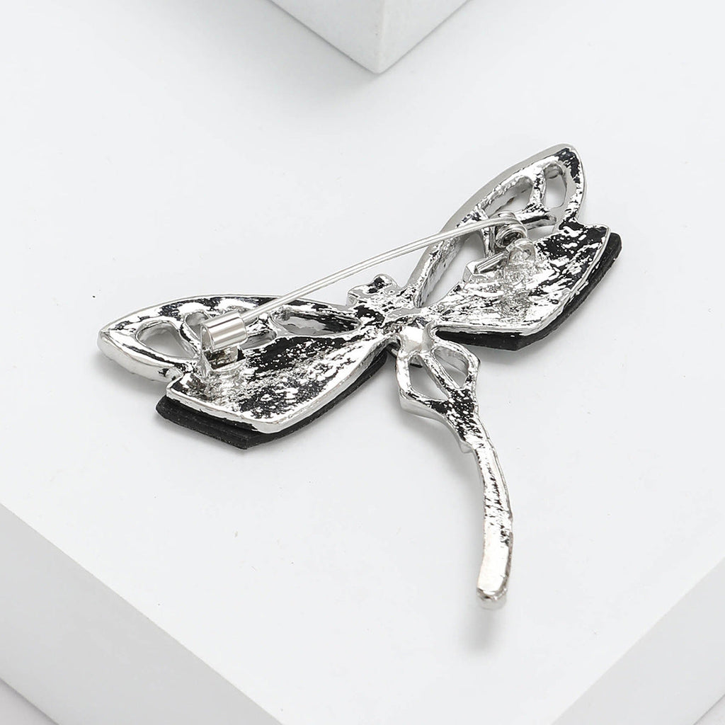 Dragonfly Alloy Rhinestone Brooch PA5769
