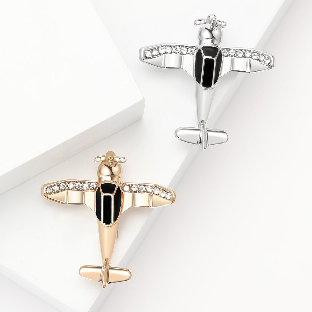 Aircraft Alloy Rhinestone Brooch PA5772 - view 5