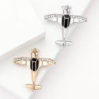 Aircraft Alloy Rhinestone Brooch PA5772 - view 5