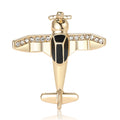 Aircraft Alloy Rhinestone Brooch PA5772