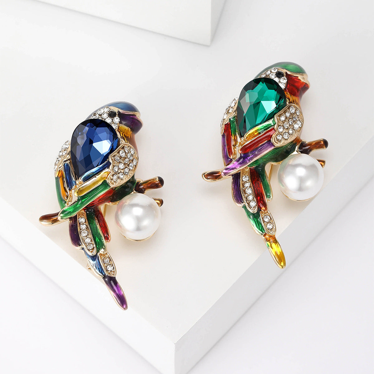Thrush Crystal Alloy Rhinestone Brooch PA5780 - view 4