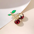 Cherry Alloy Rhinestone Brooch PA5793 - view 2