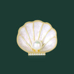 Shell and Pearl Crystal Alloy Rhinestone Brooch PA5801 - view 3