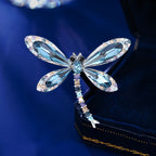 Dragonfly Alloy Rhinestone Brooch PA5809 - view 2