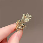 Eyeglasses Scallion Alloy Rhinestone Brooch PA5845