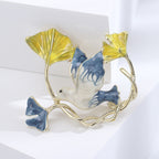 Ginkgo Bird Alloy Brooch PA5849 - view 3