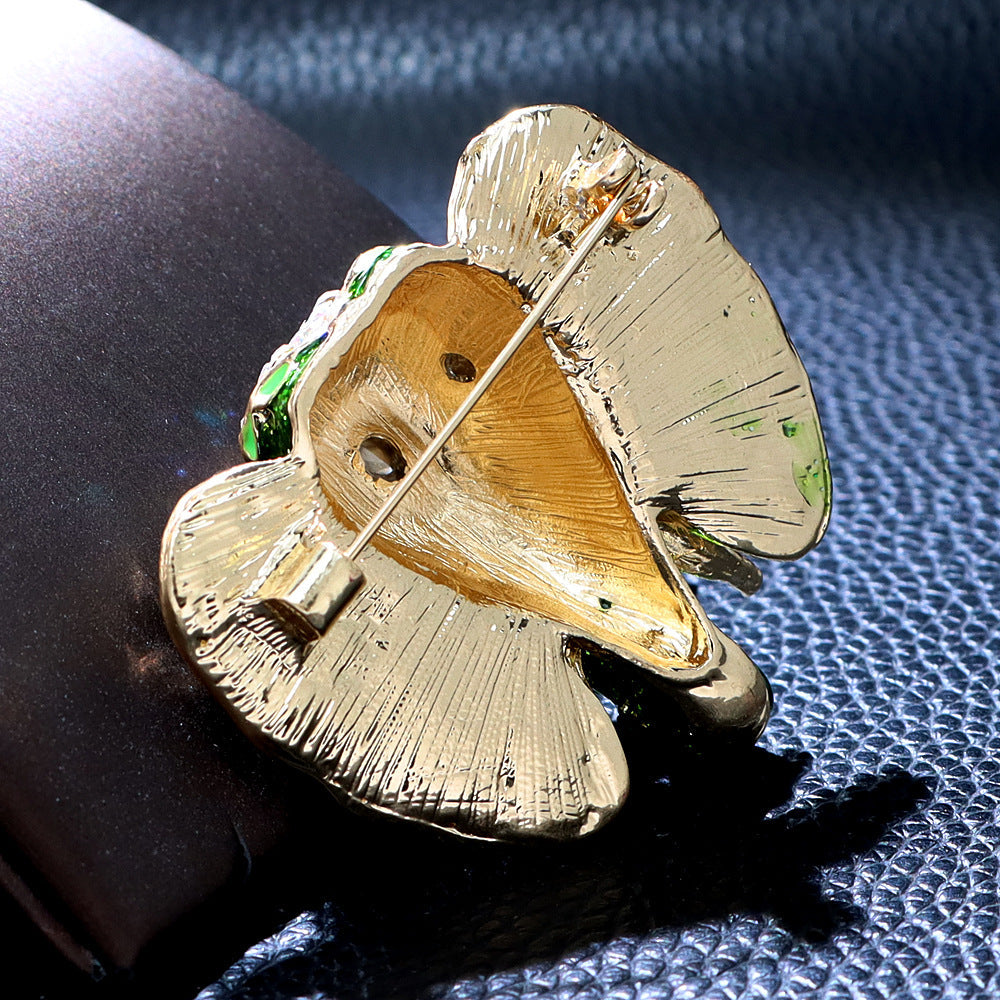 Elephant Alloy Rhinestone Brooch PA5874 - view 3