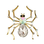 Spider Alloy Rhinestone Brooch  PA5920