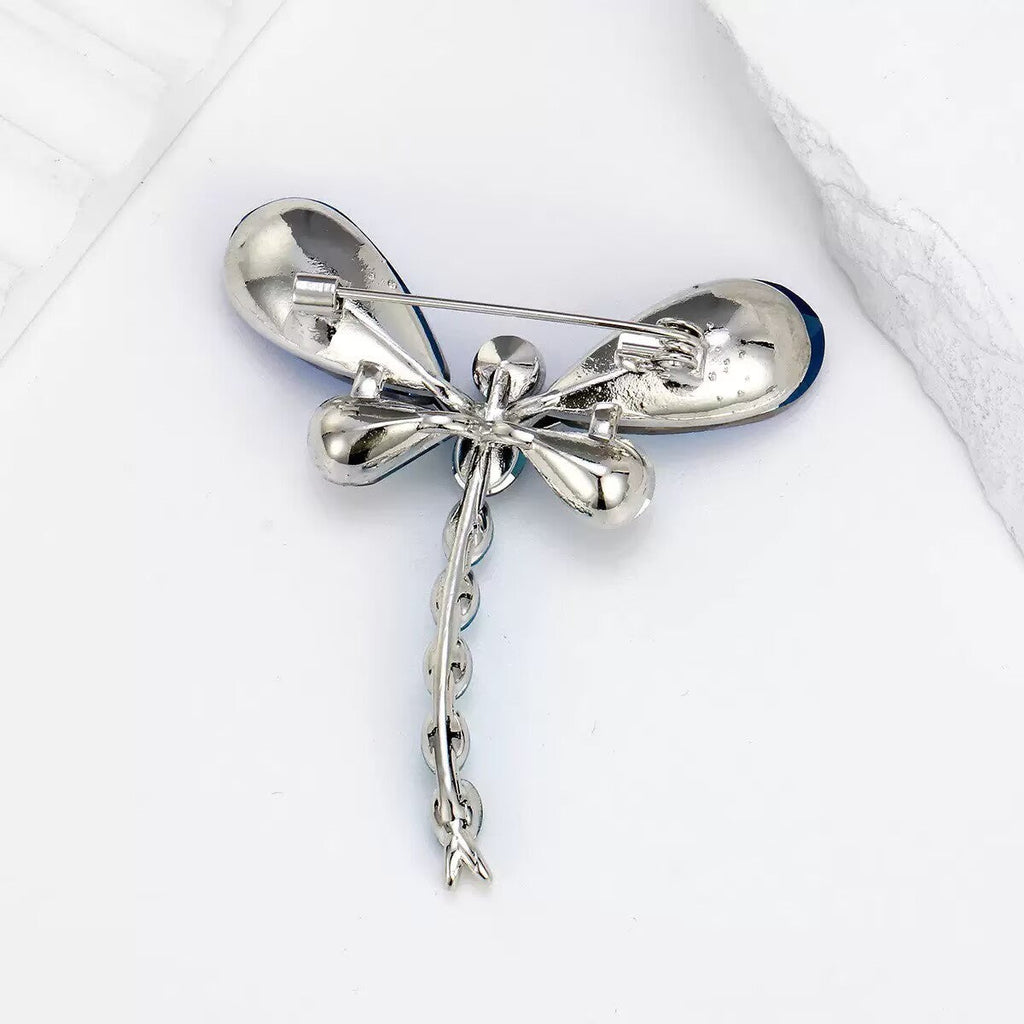 Dragonfly Alloy Rhinestone Brooch PA5937 - view 2
