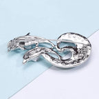 Dolphin Alloy Brooch PA5976