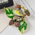 Magpie Alloy Rhinestone Brooch PA6010