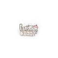Alphabet Alloy Rhinestone Brooch PA6016