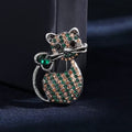 Cat Alloy Rhinestone Brooch PA6045