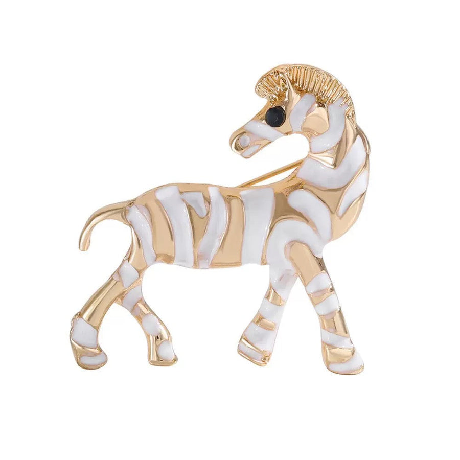 Horse Alloy Brooch PA6049