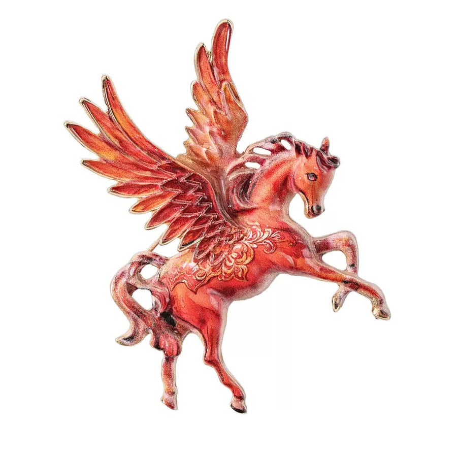 Pegasus Alloy Rhinestone Brooch PA6052