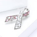 Bow Alloy Rhinestone Brooch PA6092