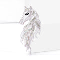 Horse Alloy Brooch PA6113 - view 2