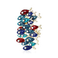 Fish Alloy Rhinestone Brooch PA6117