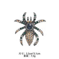 Spider Alloy Rhinestone Brooch PA6149