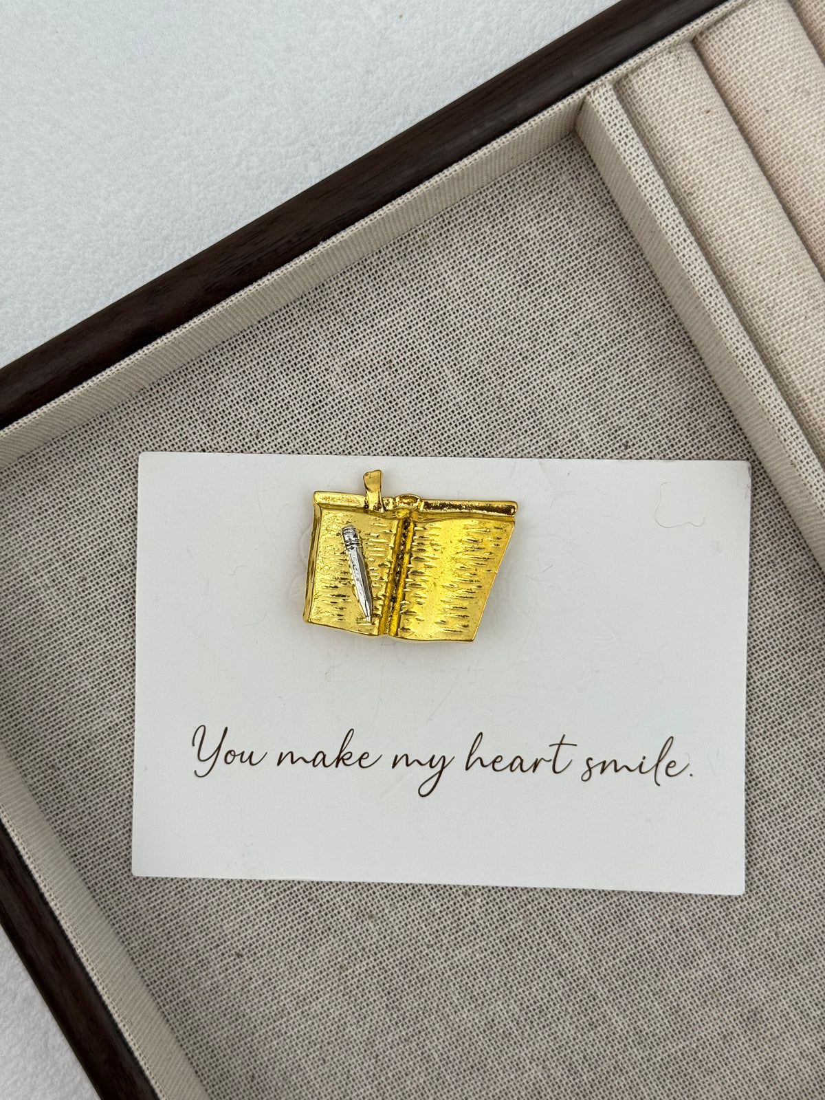 Book Alloy Brooch PA6138 - view 2