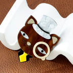 Cat Acrylic Brooch PA6158