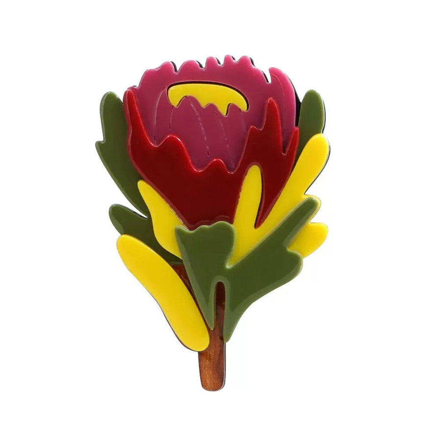 Flowers Acrylic Brooch PA6161