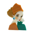Girl Acrylic Brooch PA6162