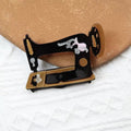 Sewing Machine Acrylic Brooch PA6235