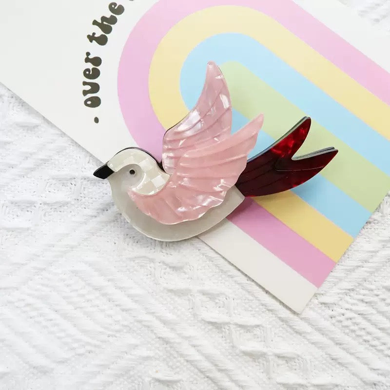 Bird Acrylic Brooch PA6243