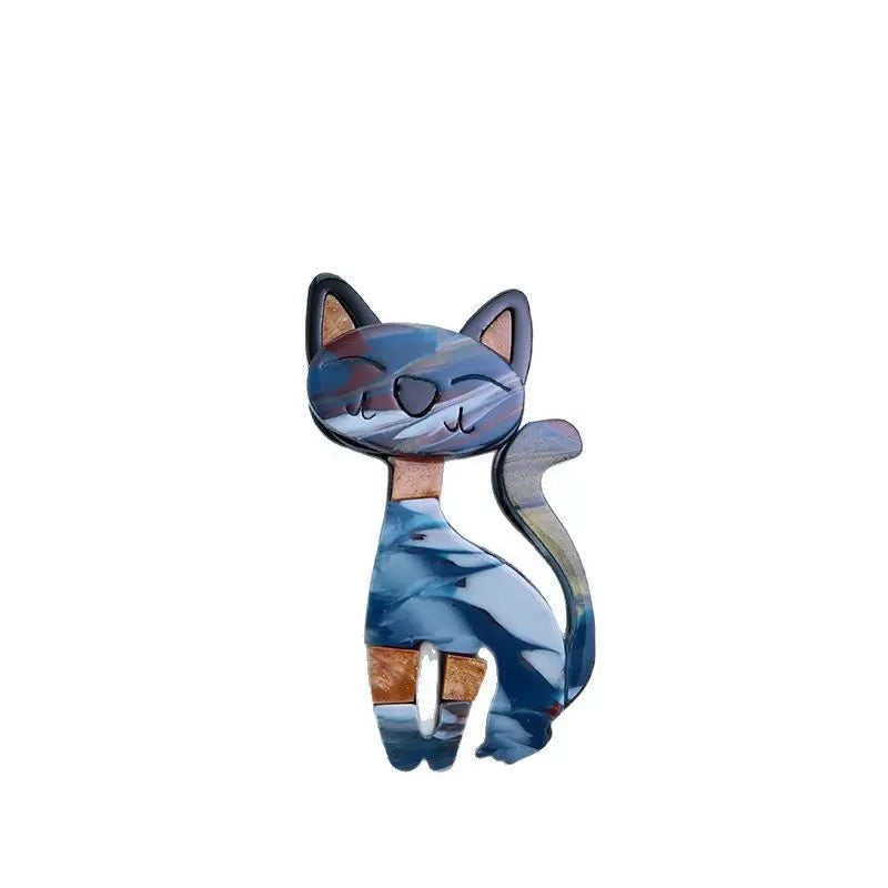 Cat Acrylic Brooch PA6250