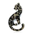 Leopard Acrylic Brooch PA6258