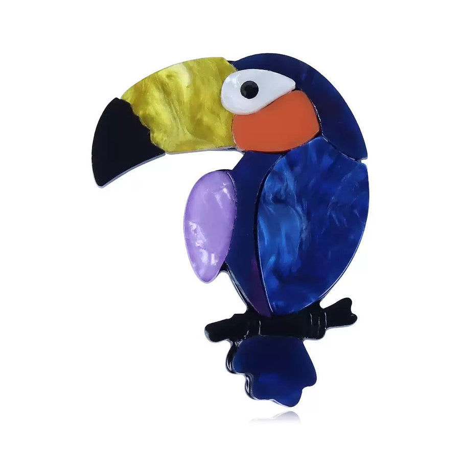 Woodpecker Acrylic Brooch PA6261