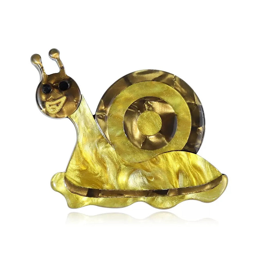 Snails Acrylic Brooch PA6266