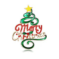 Christmas Alloy Rhinestone Brooch PA6293