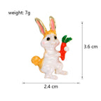 Rabbit Brooch PA6308