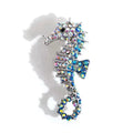 Seahorse Rhinestone Brooch PA6346