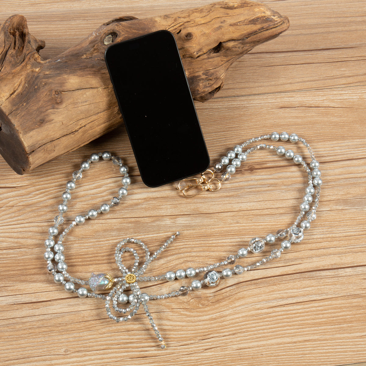 Bow Rhinestone Crossbody Lanyard PC5680 - view 4