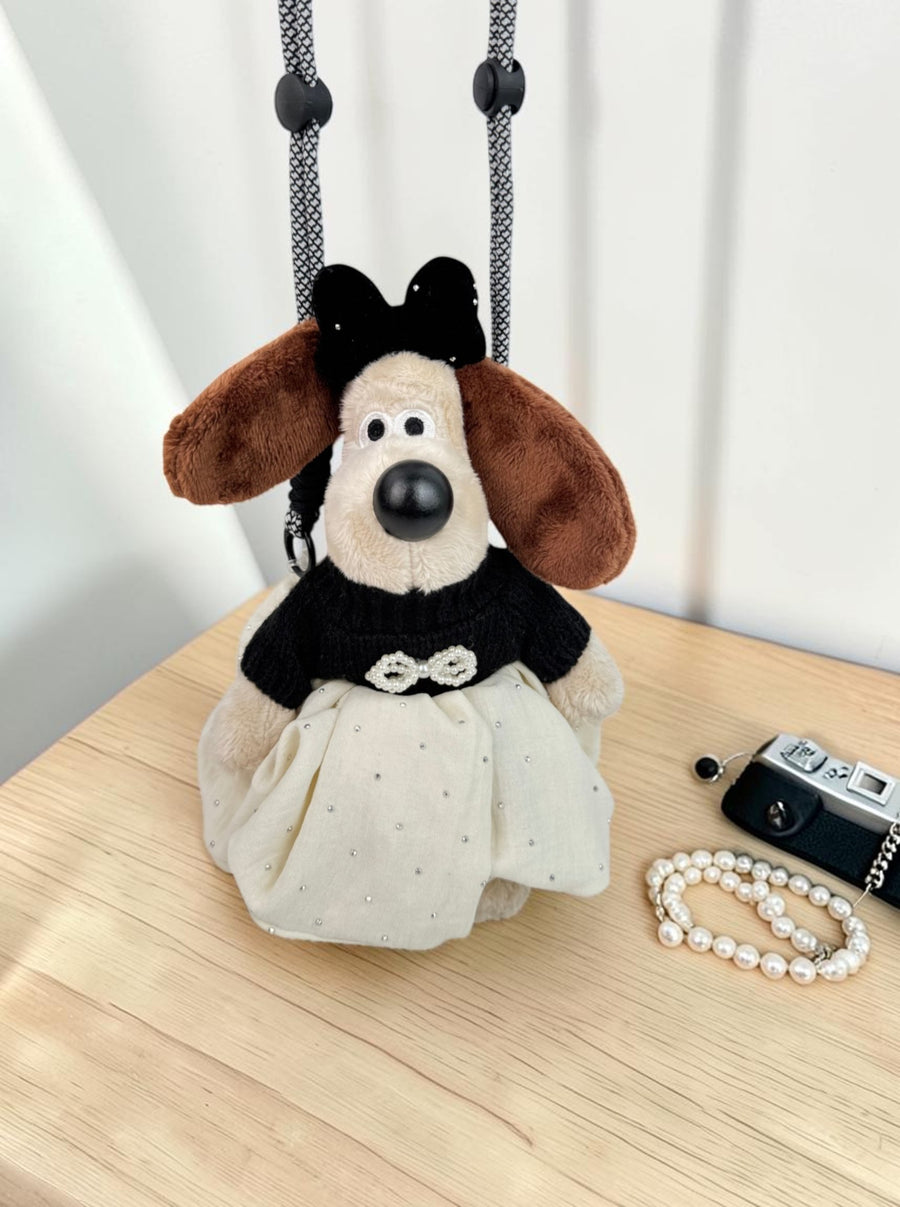 Dog Plush Crossbody Lanyard PC5687