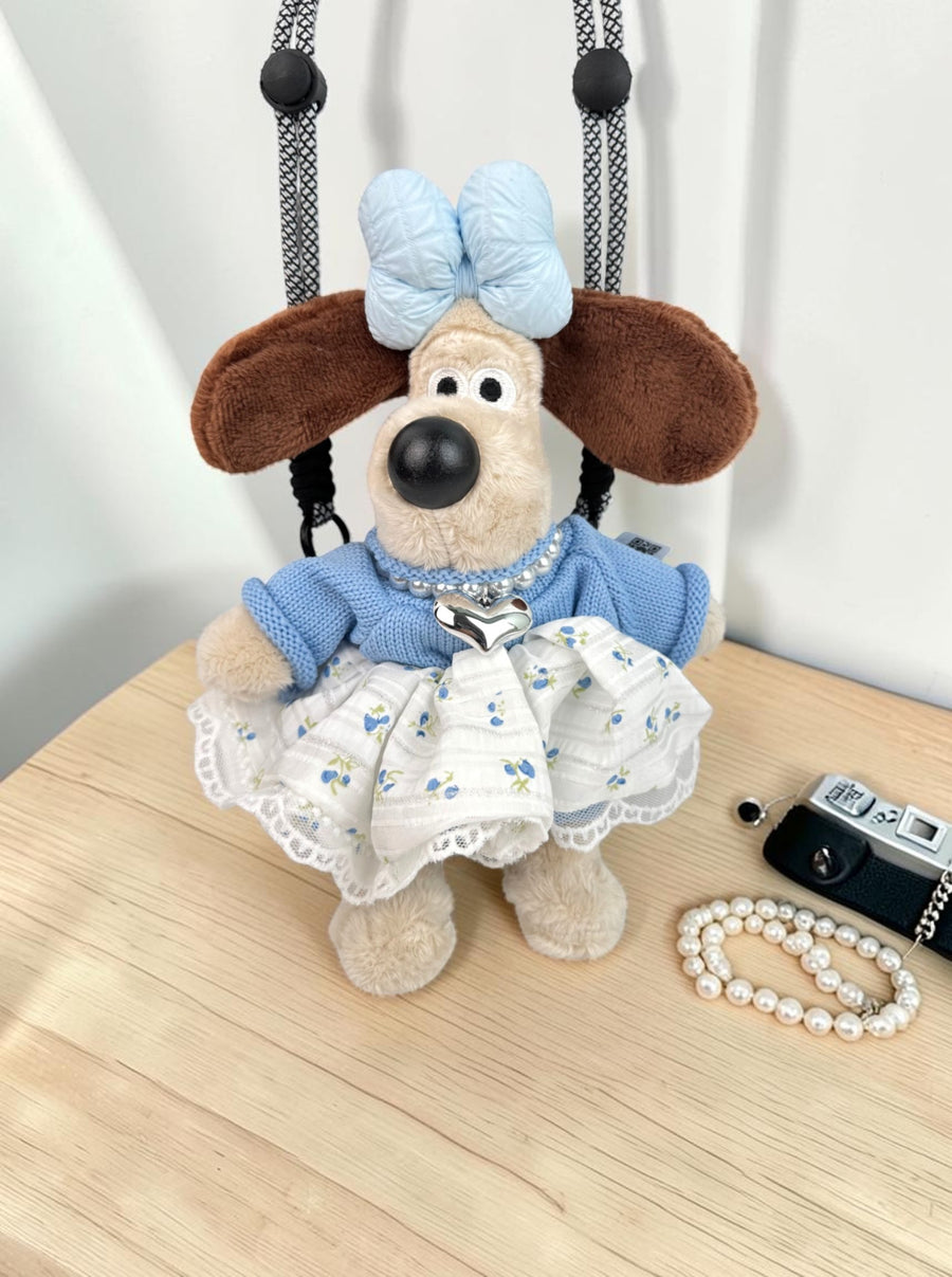 Dog Plush Crossbody Lanyard PC5689