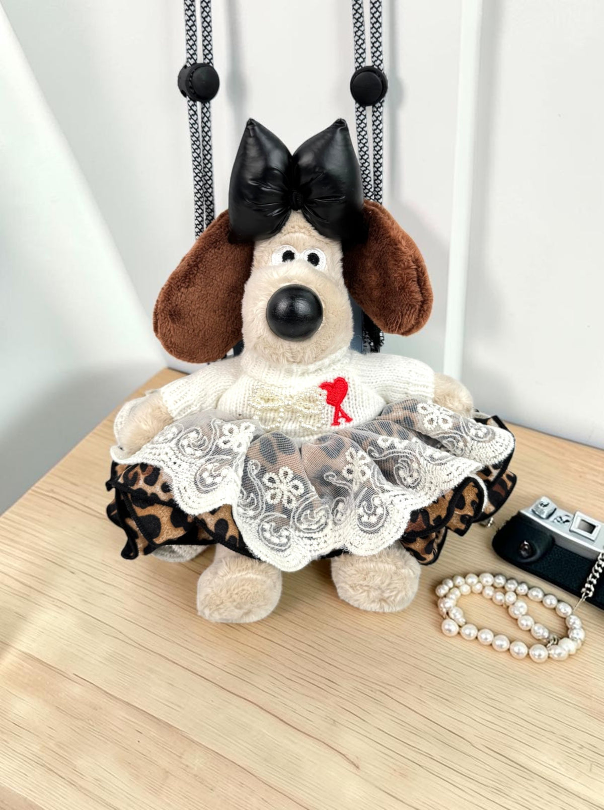 Dog Plush Crossbody Lanyard PC5690
