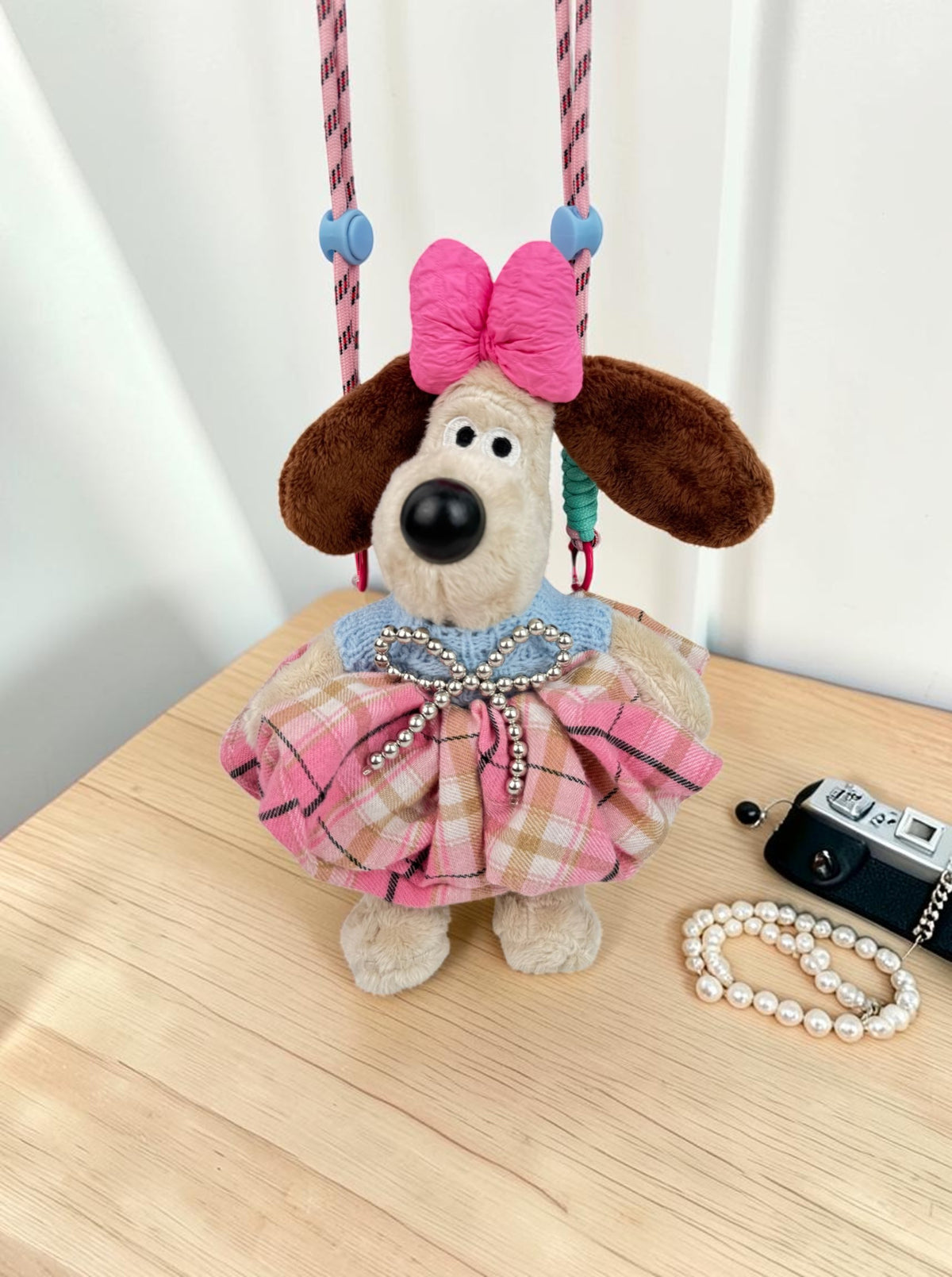 Dog Plush Crossbody Lanyard PC5692