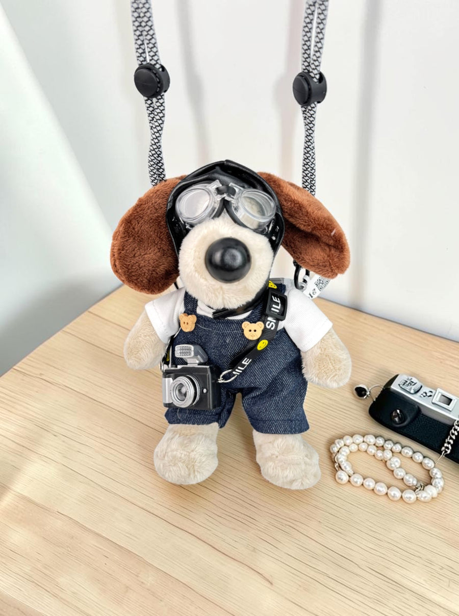 Dog Plush Crossbody Lanyard PC5693