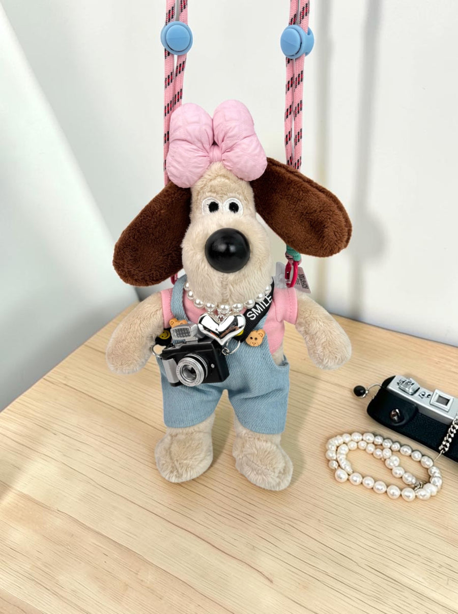 Dog Plush Crossbody Lanyard PC5694