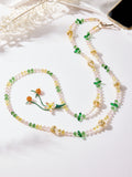 Flowers Crystal Crossbody Lanyard PC5706