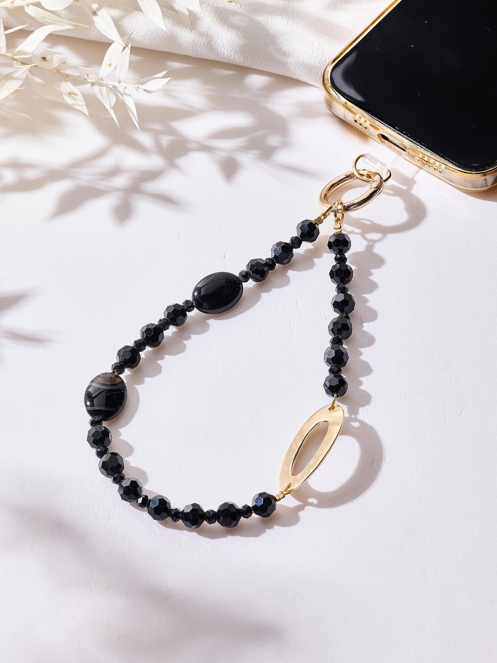 Agate Crossbody Lanyard PC5712 - Black