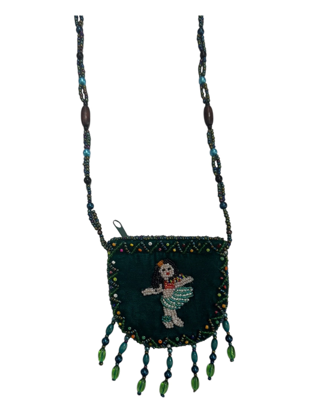 Seahorse Velvet Mini Necklace Charm Bag V0704